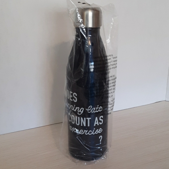 "Does Running Late Count As Exercise" SS bottle - Picture 6 of 6